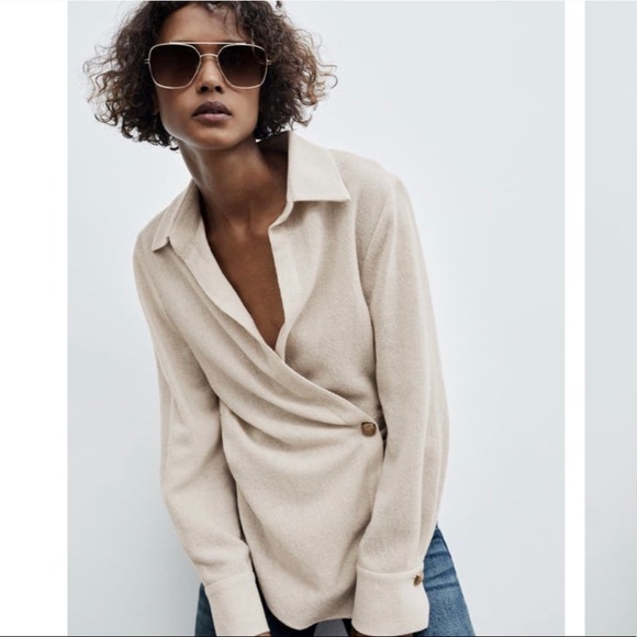 Zara | Tops | Zara Double Breasted 